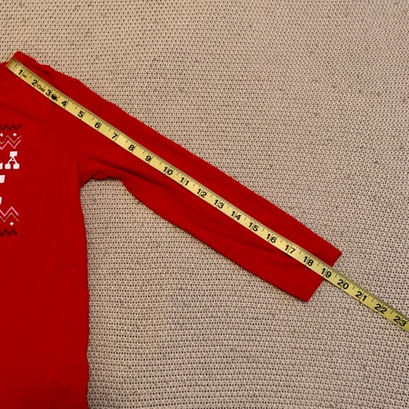 Cat & Jack Long Sleeve Christmas T-Shirt - Picture 5 of 8